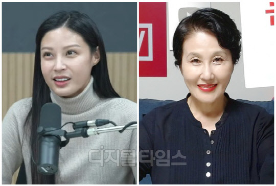 조국 전 법무부 장관 딸 조민씨(왼쪽)와 전여옥 전 국회의원. <디지털타임스 DB, 유튜브 '김어준의 겸손은 힘들다 뉴스공장'>